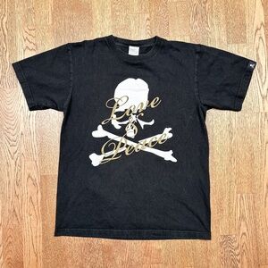 Mastermind Japan Final Count Down Love Peace Skull Bones T Shirt Mens Medium